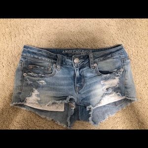 American Eagle Denim shorts.
